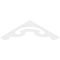 Ekena Millwork Pitch Northwest Architectural Grade PVC Gable Pediment, 72"W x 21"H x 1"P (7/12) GPP072X021X100NOR - alternate 5